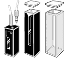 Semi micro flow cells, standard rectangular cuvette 